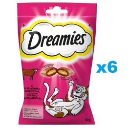 DREAMIES 6x60 g przysmak dla kota z wyśmienitą wołowiną