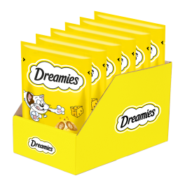 DREAMIES Chrupiące przysmaki dla kota o smaku sera 6x60 g