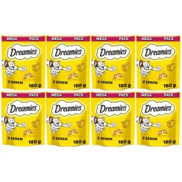 DREAMIES Mega Pack Chrupiące przysmaki dla kota o smaku sera 8x180 g