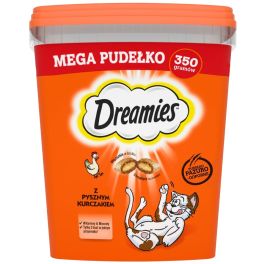 DREAMIES Mega Pudełko 350 g przysmak z pysznym kurczakiem dla kota