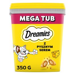 DREAMIES chrupiące przysmaki dla kota z serem 350 g