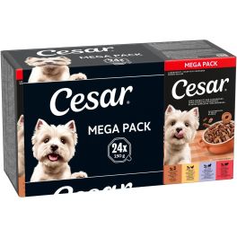CESAR Wiejski Gulasz Mix Smaków 24 x 150g mokra karma dla dorosłych psów