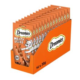 DREAMIES Meaty Sticks przysmaki dla kota z kurczakiem 14x30 g (420 g)