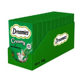 DREAMIES Creamy kremowe przysmaki dla kota z kocimiętką 44x10 g (440 g)