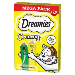 DREAMIES Creamy MEGA PACK karma uzupełniająca z serem i z kocimiętką 12x10 g