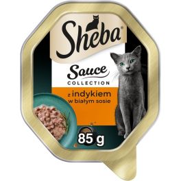 SHEBA Sauce Collection z indykiem w białym sosie 85 g mokra karma dla kotów