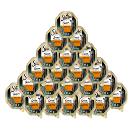 SHEBA Sauce Collection z indykiem w białym sosie 22 x 85 g mokra karma dla kotów