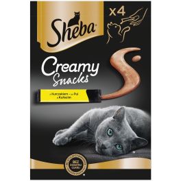 SHEBA Creamy Snacks kremowy przysmak dla kota z kurczakiem 4x12g