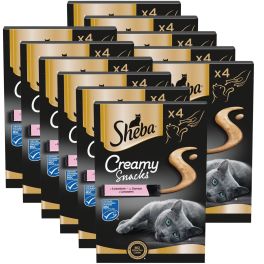 SHEBA Creamy Snacks kremowy przysmak dla kota z łososiem 44x12g