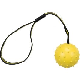 TRIXIE Piłka na pasku Sporting z wypustkami naturalny kauczuk 6 cm/35 cm
