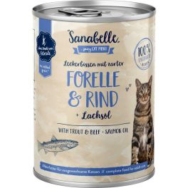 SANABELLE Pstrąg & Wołowina 400 g mokra karma dla dorosłych kotów