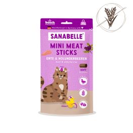 SANABELLE Mini Meat Sticks duck and elderberries 55g kaczka i czarny bez bezzbożowy przysmak dla kota