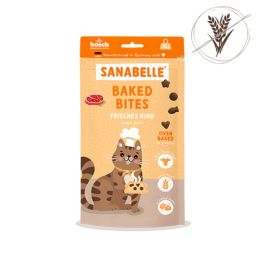 SANABELLE Baked Bites Beef 55g pieczona wołowina, bezzbożowy przysmak dla kota
