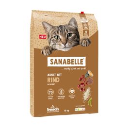 SANABELLE Classic Adult with Beef 10 kg sucha karma z wołowiną dla dorosłych kotów