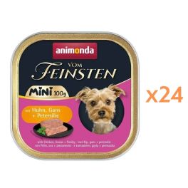 ANIMONDA Vom Feinsten Mini z kurczakiem, gęsią i pietruszką 24x100g mokra karma dla psów małych ras