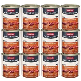ANIMONDA GranCarno Wieprzowina z sercami drobiowymi dla psa 12x800 g