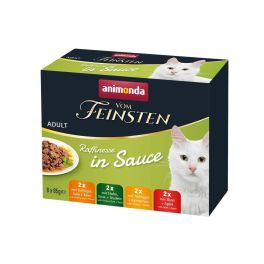ANIMONDA Vom Feinsten Raffinesse in Sauce 8x85 g zestaw 4 smaków w sosie dla kotów