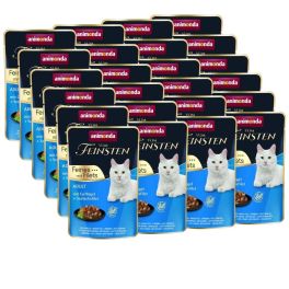ANIMONDA Vom Feinsten Fines mit Filets Adult Drób i filet z mintaja 24x85g mokra karma dla kotów