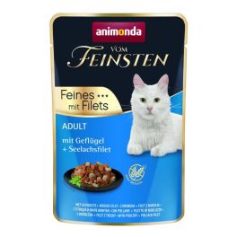 ANIMONDA Vom Feinsten Fines mit Filets Adult Drób i filet z mintaja 85g mokra karma dla kotów
