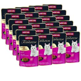 ANIMONDA Vom Feinsten Fines mit Filets Adult Cielęcina i filet z kurczaka 24x85g mokra karma dla kotów