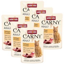 ANIMONDA Carny Adult Pouch Koktajl drobiowy 6x85g mokra karma dla kotów