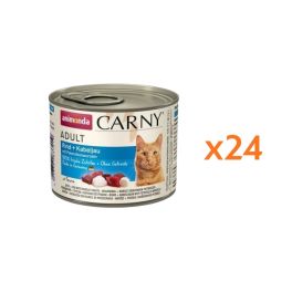 ANIMONDA Carny zestaw Wołowina i Dorsz z Korzeniem Pietruszki 24 x 200 g