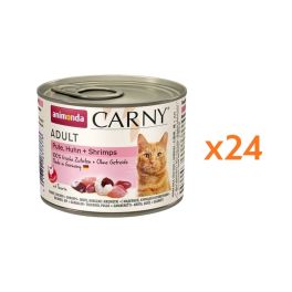 ANIMONDA Karma Carny Adult zestaw indyk, kurczak i krewetki 24 x 200 g