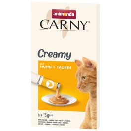 ANIMONDA Carny Creamy z kurczakiem i tauryną 6x15 g kremowa przekąska dla kotów