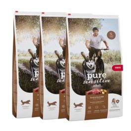 MERA Dog Pure Sensitive Fresh Meat Adult Beef Potato 3x4 kg wołowina i ziemniaki, sucha karma dla wrażliwych psów