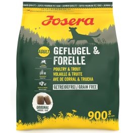 JOSERA Geflügel Forelle 900 g bezzbożowa karma dla aktywnych psów