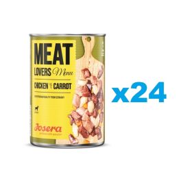 JOSERA Meatlovers Menu Kurczak z marchewką 400 g x 24