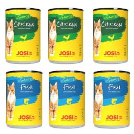 JOSERA JosiCat Mix smaków w sosie dla dorosłego kota 6x415g ryba i kurczak