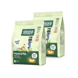 GREEN PETFOOD VeggieDog with Potato and Pea 2x900g wegetariańska karma z ziemniakami i groszkiem dla psów
