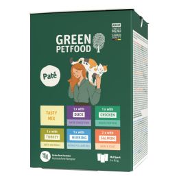 GREEN PETFOOD Cat Multipack Paté Tasty Mix 6x85 g pasztet dla kotów