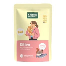 GREEN PETFOOD Kitten Paté with Chicken amd Salmon 85 g z kurczakiem i łososiem, pasztet dla kociąt