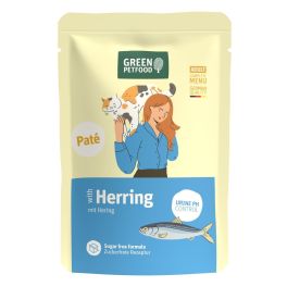 GREEN PETFOOD Cat Paté with Herring 85 g ze śledziem, pasztet dla kotów