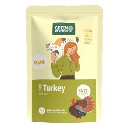 GREEN PETFOOD Cat Paté with Turkey 85 g z indykiem, pasztet dla kotów