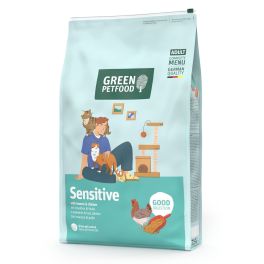 GREEN PETFOOD Sensitive with Insects 7,5 kg z owadami i kurczakiem, lekkostrawna sucha karma dla kotów