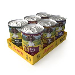 JOSERA Meat Lovers Pure Multipack 6x400 g wołowina, kurczak, jagnięcina i indyk, mokra karma dla psów