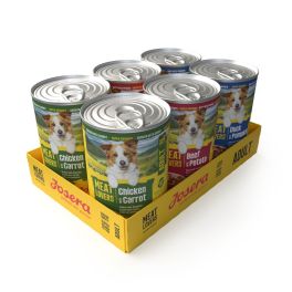 JOSERA Meat Lovers Menu Multipack 6x400 g wołowina, kurczak i kaczka, mokra karma dla psów