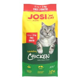 JOSERA JosiCat Crunchy Chicken 15kg+3kg z drobiem, dla dorosłych kotów