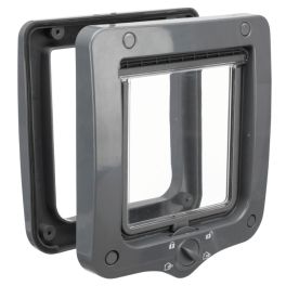 TRIXIE Drzwiczki dla kota 4-Way, 20 × 22 cm, szare