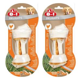 8IN1 Przysmak dla psa Delights bone M z kurczakiem 2szt.