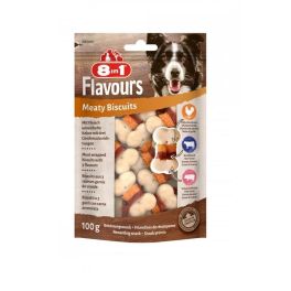8IN1 Przysmak dla Psa Flavours Meaty Biscuits 100 g