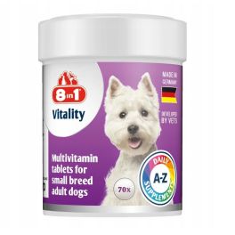 8IN1 Vitality Multiwitamin dla psów małych ras 70 tabl.