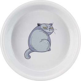 TRIXIE Miska ceramiczna dla kota z kocim motywem 250 ml