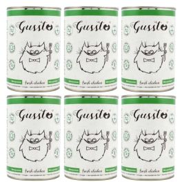 GUSSTO Fresh Chicken 6x400 g świeży kurczak, monoproteinowa mokra karma dla kotów kurczak