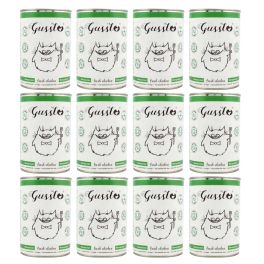 GUSSTO Fresh Chicken 12x400 g świeży kurczak, monoproteinowa mokra karma dla kotów kurczak