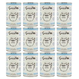 GUSSTO Fresh Salmon 12x375 g świeży łosoś, monoproteinowa mokra karma dla kotów