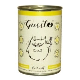 GUSSTO Fresh Calf 400 g świeża cielęcina, monoproteinowa mokra karma dla kotów